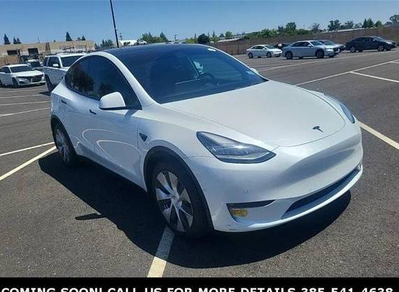 TESLA MODEL Y 2021 5YJYGAEE8MF276717 image